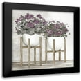 thumbnail image 1 of Jacobs, Cindy 12x12 Black Modern Framed Museum Art Print Titled - Potted Geraniums, 1 of 5