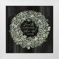 thumbnail image 1 of Jacobs, Cindy 12x12 White Modern Wood Framed Museum Art Print Titled - Leave the World Behind Wreath, 1 of 4