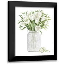 Jacobs, Cindy 12x14 Black Modern Framed Museum Art Print Titled - Tulips in Spring