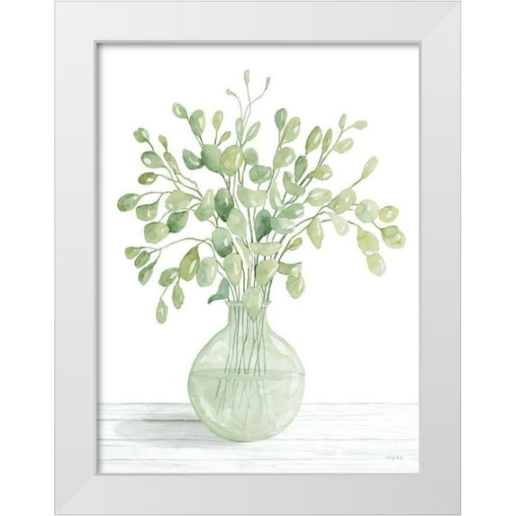 Jacobs, Cindy 12x14 White Modern Wood Framed Museum Art Print Titled - Eucalyptus Beauty I