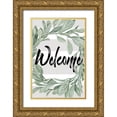 thumbnail image 1 of Jacobs, Cindy 13x18 Gold Ornate Wood Framed with Double Matting Museum Art Print Titled - Welcome, 1 of 4