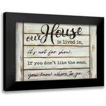 Jacobs, Cindy 14x11 Black Modern Framed Museum Art Print Titled - Our House is Lived In