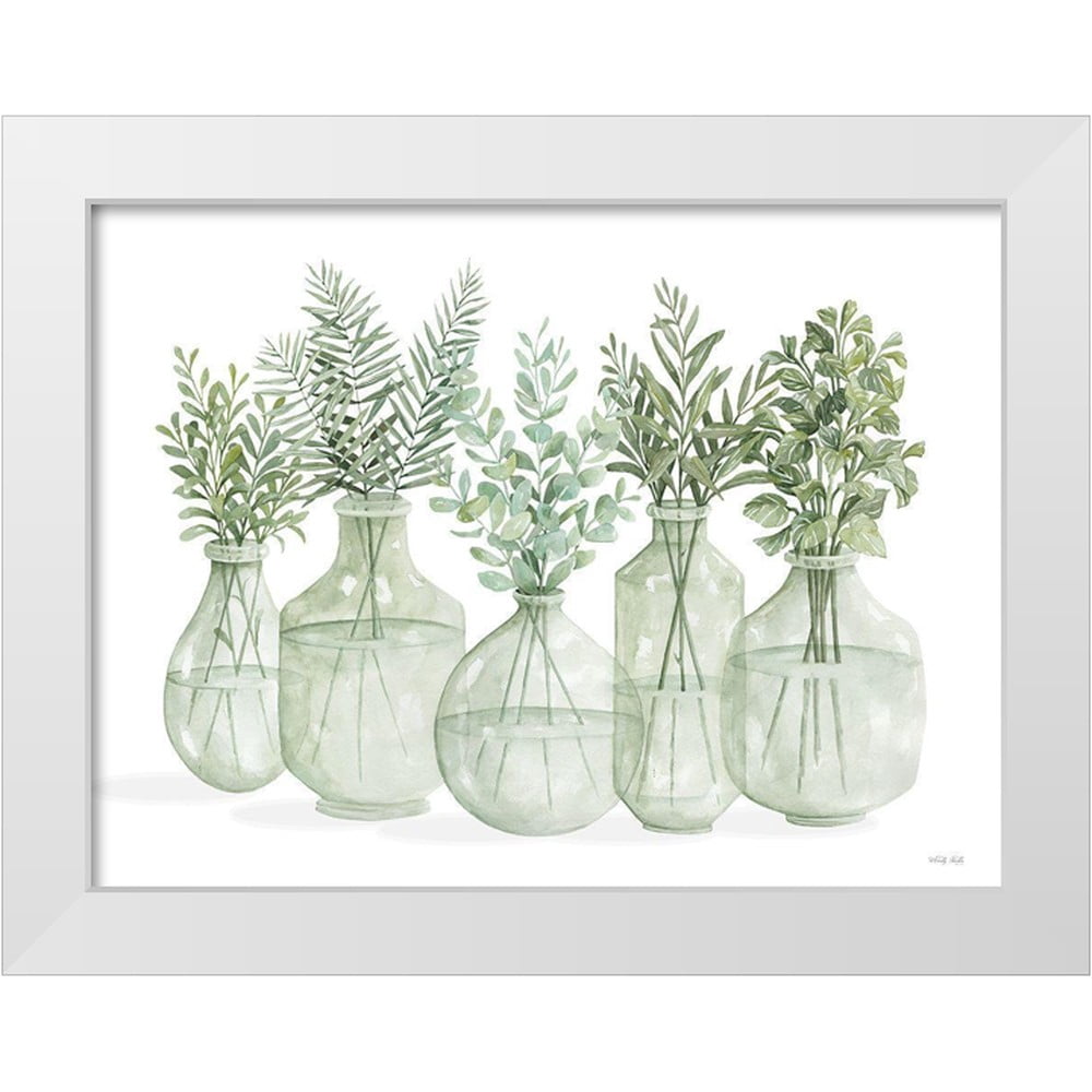 Jacobs, Cindy 14x12 White Modern Wood Framed Museum Art Print Titled ...
