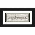 thumbnail image 1 of Jacobs, Cindy 14x7 Black Ornate Wood Framed with Double Matting Museum Art Print Titled - Welcome, 1 of 4