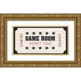 thumbnail image 1 of Jacobs, Cindy 14x9 Gold Ornate Wood Framed with Double Matting Museum Art Print Titled - Game Room Ticket, 1 of 4