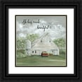 thumbnail image 1 of Jacobs, Cindy 15x15 Black Ornate Wood Framed with Double Matting Museum Art Print Titled - Everything Beautiful, 1 of 4