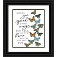 thumbnail image 1 of Jacobs, Cindy 15x17 Black Ornate Wood Framed with Double Matting Museum Art Print Titled - Spread your Wings, 1 of 4