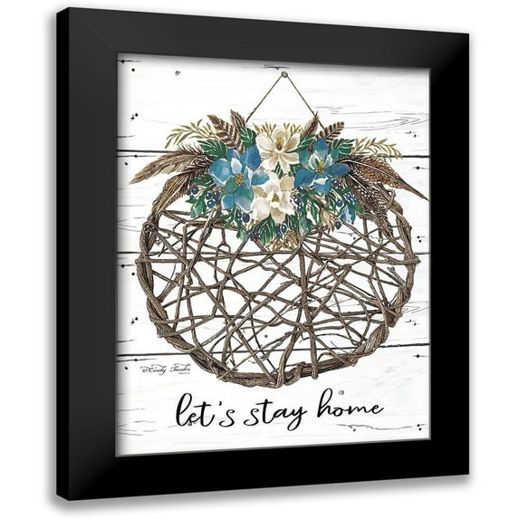 Jacobs, Cindy 15x18 Black Modern Framed Museum Art Print Titled - Lets Stay Home