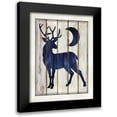 thumbnail image 1 of Jacobs, Cindy 15x18 Black Modern Framed Museum Art Print Titled - Midnight Blue Deer II, 1 of 5