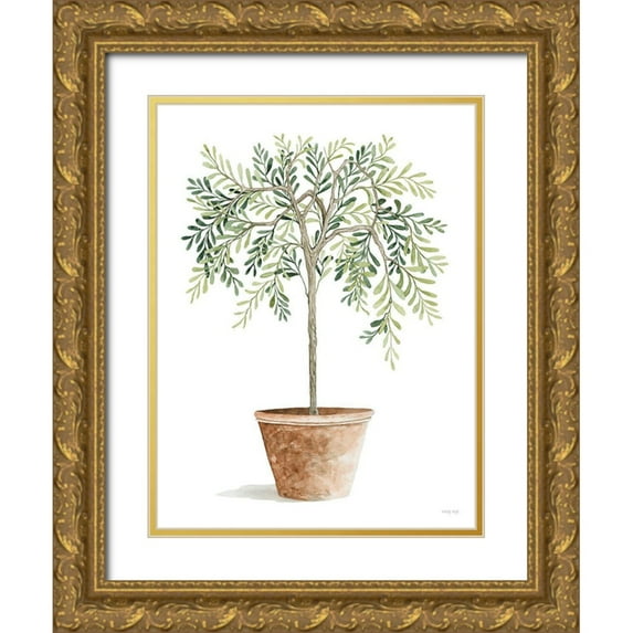 Jacobs, Cindy 15x18 Gold Ornate Wood Framed with Double Matting Museum Art Print Titled - Topiary I
