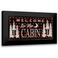 thumbnail image 1 of Jacobs, Cindy 18x11 Black Modern Framed Museum Art Print Titled - Welcome to the Cabin, 1 of 5