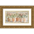 thumbnail image 1 of Jacobs, Cindy 18x11 Gold Ornate Wood Framed with Double Matting Museum Art Print Titled - All in a Row I, 1 of 4