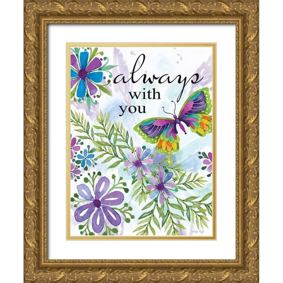 Jacobs, Cindy 19x24 Gold Ornate Wood Framed with Double Matting Museum Art Print Titled - Always With You