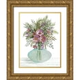 thumbnail image 1 of Jacobs, Cindy 19x24 Gold Ornate Wood Framed with Double Matting Museum Art Print Titled - Purple Blush Bouquet II, 1 of 4