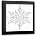 thumbnail image 1 of Jacobs, Cindy 20x20 Black Modern Framed Museum Art Print Titled - Snowflake Dreams IV, 1 of 5