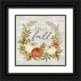 thumbnail image 1 of Jacobs, Cindy 20x20 Black Ornate Wood Framed with Double Matting Museum Art Print Titled - Hello Fall, 1 of 4