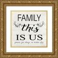thumbnail image 1 of Jacobs, Cindy 20x20 Gold Ornate Wood Framed with Double Matting Museum Art Print Titled - Family - This is Us, 1 of 4