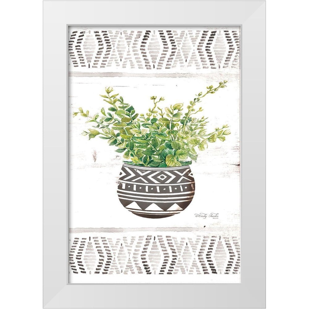 Aztec Jacobs Jacobs, Cindy 23x32 White Modern Wood Framed Museum Art Print Titled ...
