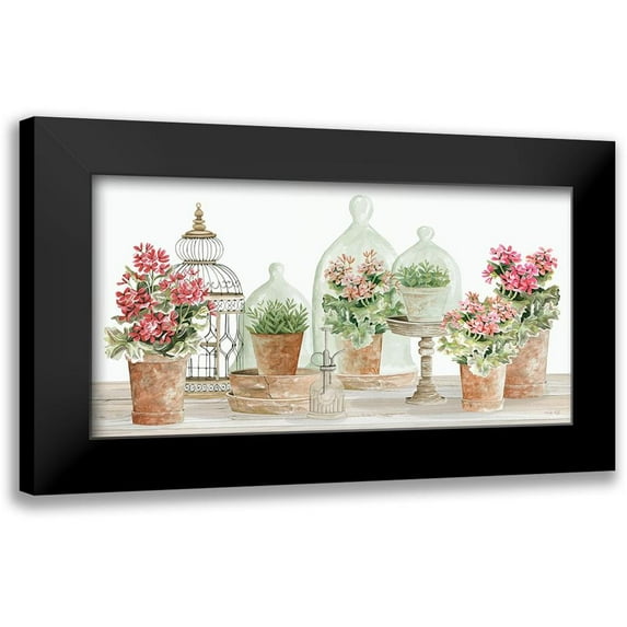 Jacobs, Cindy 24x14 Black Modern Framed Museum Art Print Titled - Terracotta Collection II