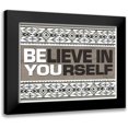 thumbnail image 1 of Jacobs, Cindy 24x19 Black Modern Framed Museum Art Print Titled - Believe in Yourself, 1 of 5