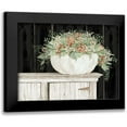 thumbnail image 1 of Jacobs, Cindy 24x19 Black Modern Framed Museum Art Print Titled - Fall Floral Pumpkin, 1 of 5