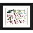 thumbnail image 1 of Jacobs, Cindy 24x19 Black Ornate Wood Framed with Double Matting Museum Art Print Titled - Under the Mistletoe, 1 of 4