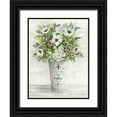 thumbnail image 1 of Jacobs, Cindy 25x32 Black Ornate Wood Framed with Double Matting Museum Art Print Titled - French Floral II, 1 of 4