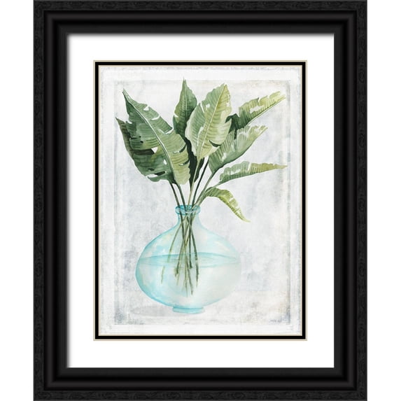 Jacobs, Cindy 25x32 Black Ornate Wood Framed with Double Matting Museum Art Print Titled - Perfect Palms III
