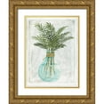 thumbnail image 1 of Jacobs, Cindy 25x32 Gold Ornate Wood Framed with Double Matting Museum Art Print Titled - Perfect Palms I, 1 of 4