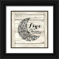thumbnail image 1 of Jacobs, Cindy 26x26 Black Ornate Wood Framed with Double Matting Museum Art Print Titled - Love You to the Moon, 1 of 4