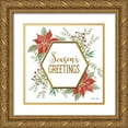 thumbnail image 1 of Jacobs, Cindy 26x26 Gold Ornate Wood Framed with Double Matting Museum Art Print Titled - Seasons Greetings, 1 of 4