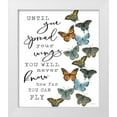 thumbnail image 1 of Jacobs, Cindy 26x30 White Modern Wood Framed Museum Art Print Titled - Spread your Wings, 1 of 4