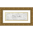 thumbnail image 1 of Jacobs, Cindy 32x13 Gold Ornate Wood Framed with Double Matting Museum Art Print Titled - Love One Another, 1 of 4