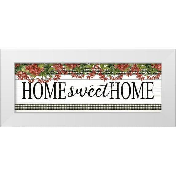 Jacobs, Cindy 32x13 White Modern Wood Framed Museum Art Print Titled - Home Sweet Home