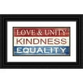 thumbnail image 1 of Jacobs, Cindy 32x18 Black Ornate Wood Framed with Double Matting Museum Art Print Titled - Love and Unity, 1 of 4