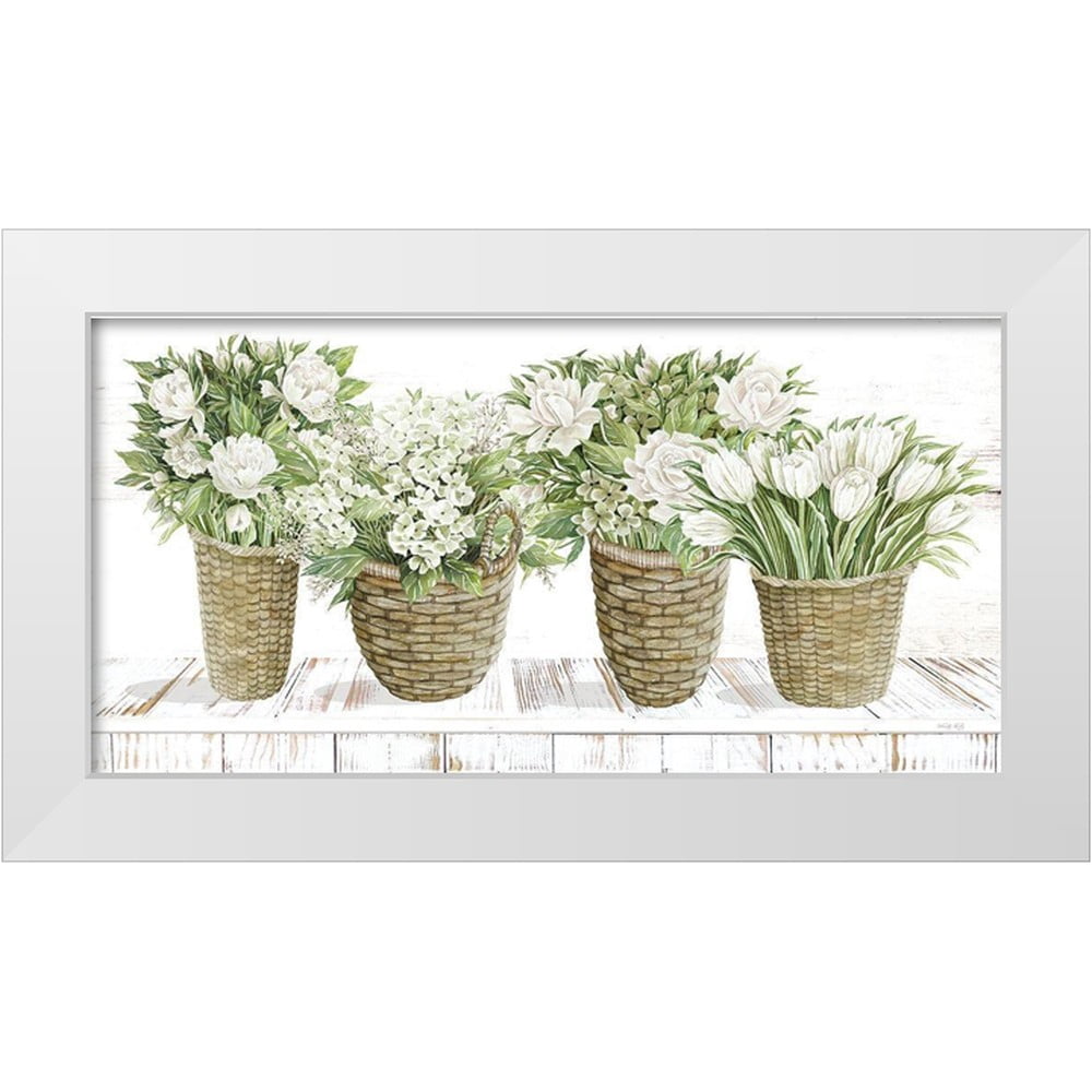 Jacobs, Cindy 32x18 White Modern Wood Framed Museum Art Print Titled ...