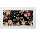 thumbnail image 1 of Jacobs, Cindy 32x18 White Modern Wood Framed Museum Art Print Titled - Love Grows Here, 1 of 4