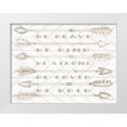 thumbnail image 1 of Jacobs, Cindy 32x25 White Modern Wood Framed Museum Art Print Titled - Arrow Sentiments, 1 of 4