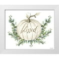 thumbnail image 1 of Jacobs, Cindy 32x26 White Modern Wood Framed Museum Art Print Titled - Blessed Pumpkins, 1 of 4
