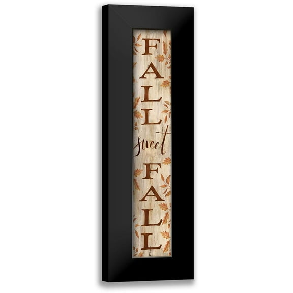 Jacobs, Cindy 6x14 Black Modern Framed Museum Art Print Titled - Fall Sweet Fall