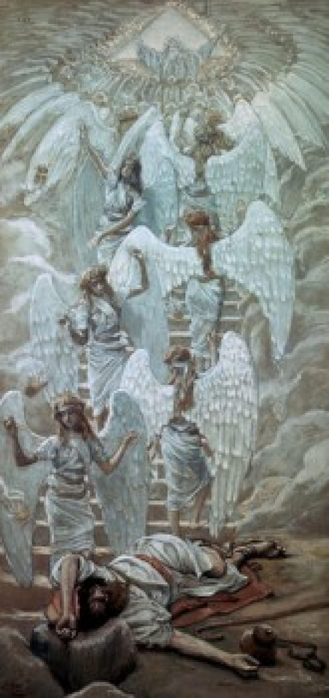 Jacobs Dream James Tissot (1836-1902French) Jewish Musem New York Canvas Art - James Tissot (18 x 24)