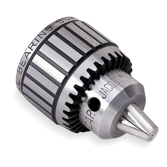 Jacobs Drill Chuck,Keyed,Steel,1/2 In,3JT JCM30221