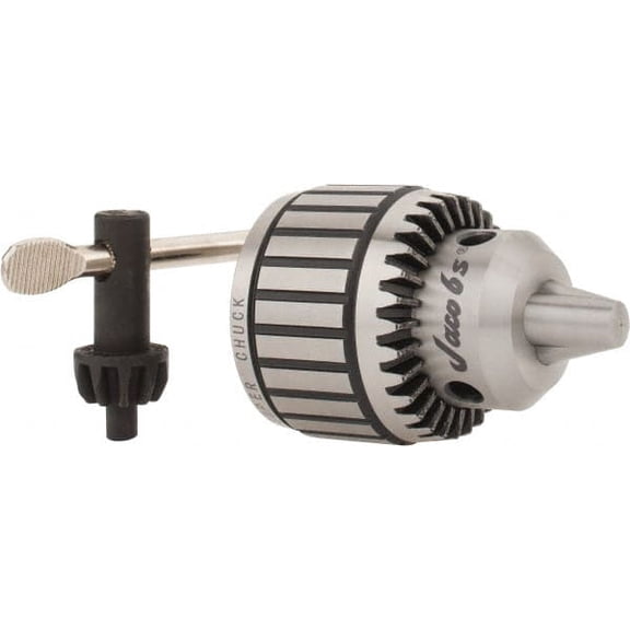 Jacobs JT2, 0 to 3/8" Capacity, Tapered Mount Drill Chuck