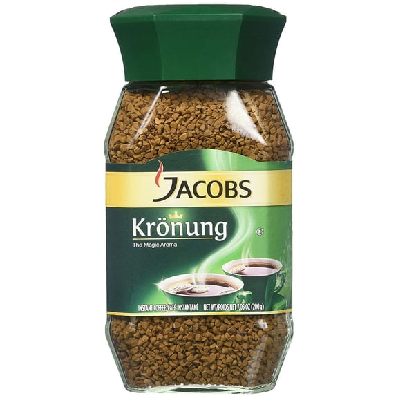 Jacobs Kronung Coffee 200 Gram / 7.05 Ounce (Pack of 6)