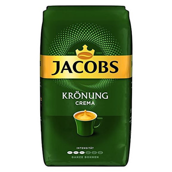 Jacobs Kronung Crema Whole Bean Coffee 1000 Gram / 35.2 Ounce (Pack of 1)
