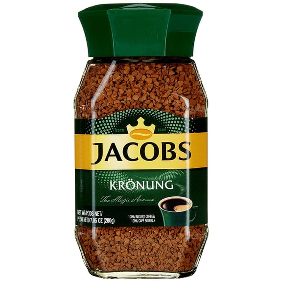 Jacobs Kronung Instant Coffee 200 Gram / 7.05 Ounce (Pack of 1)