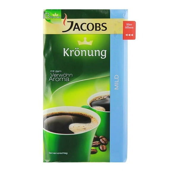 Jacobs Kronung Mild Ground Coffee 17.6oz/500g