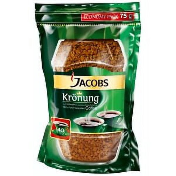 Jacobs Kronung ORIGINAL Instant Coffee -75g/ 40 servings Soft POUCH