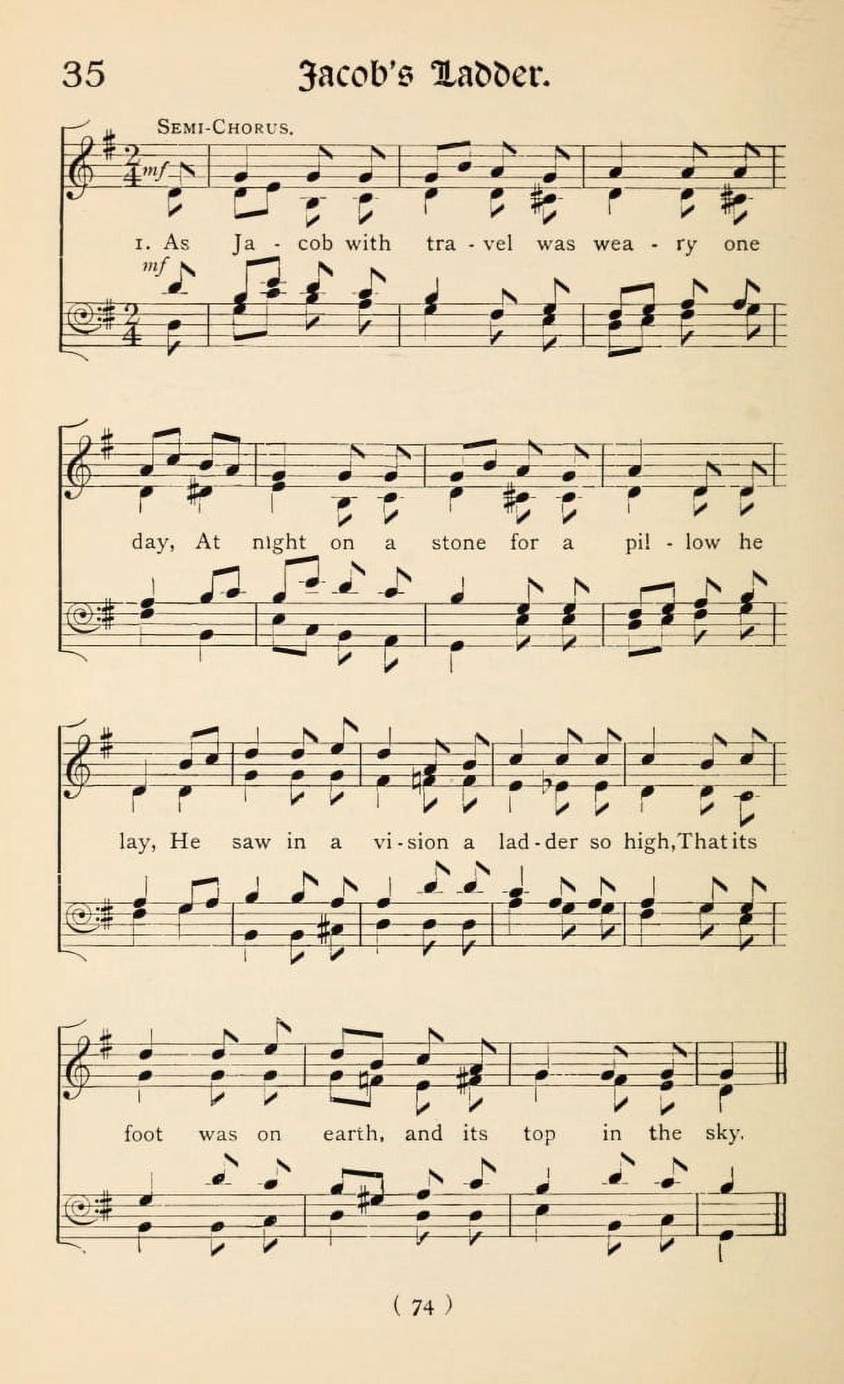 Jacobs Ladder 1 Christmas Carols New & Old 1850 Canvas Art - (18 x 24)