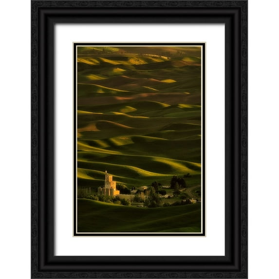 Jacobs, Lydia 13x18 Black Ornate Wood Framed with Double Matting Museum Art Print Titled - Choppy